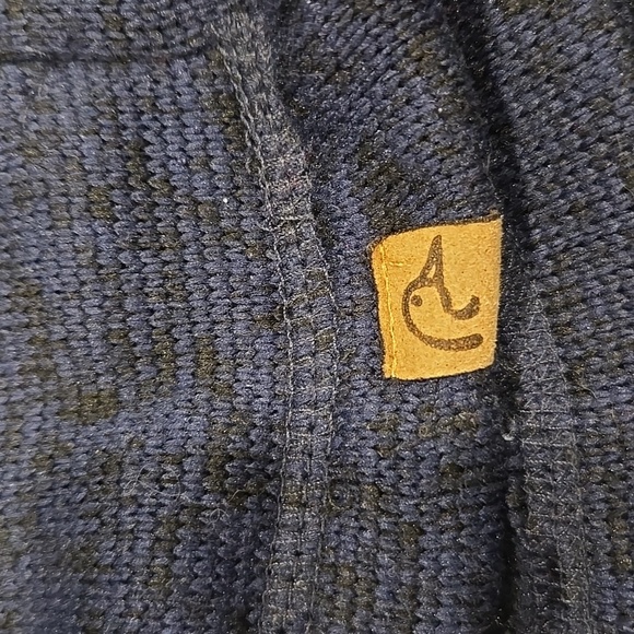 DUCKS UNLIMITED FLEECE 1/4 ZIP SHERPA COLLAR PULLOVER. BLUE. SIZE X-LARGE. - Picture 7 of 11